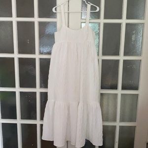 Zara White Summer Dress